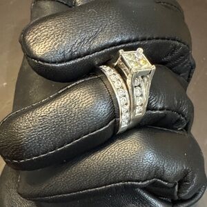 Diamond 1.75 CTW - 14 K Women's Ring Set